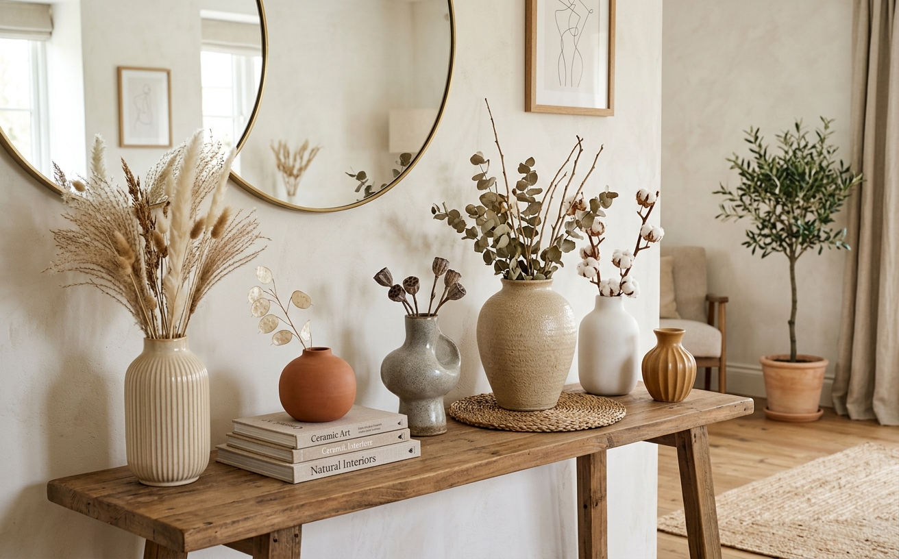 How to Style Ceramic Vases Beyond Flowers