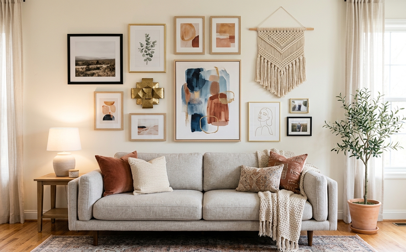 How to Arrange Wall Art: A Simple Guide